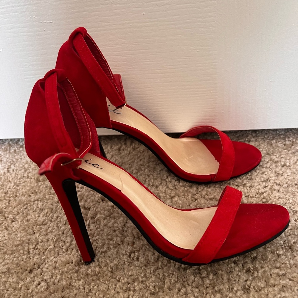 Red stiletto heels